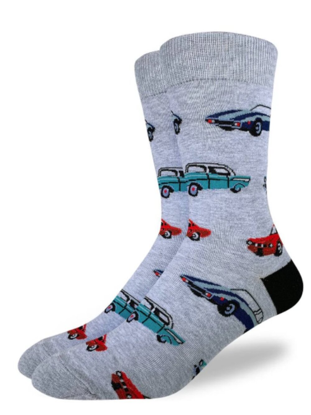 Men's Good Luck Sock Crew Socks | Muscle Cars Socks | NWT